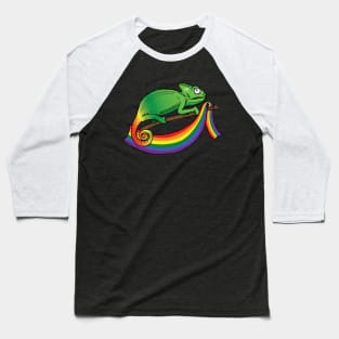 Chameleon Party Baseball T-Shirt
